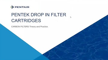 Pentek Drop in Filter Cartridges