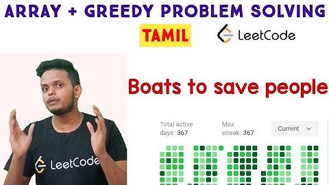 Boats to Save People | Leetcode | Greedy Problem | Programming in Tamil | coding for beginners | C++