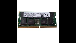 MTA18ASF1G72HZ-2G1A1ZG Micron 8GB DDR4 PC4-17000 SoDimm Memory #MTA18ASF1G72HZ2G1A1ZG
