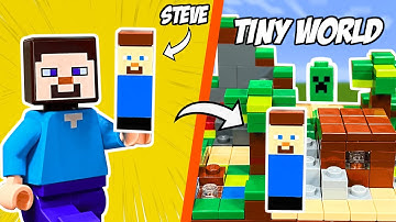 Building the SMALLEST LEGO Minecraft World...