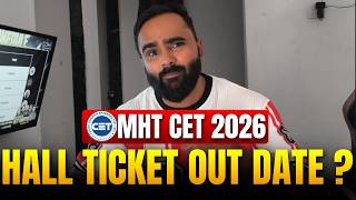 Mht Cet 2026 Hall Ticket Out Date ???Pradeep Giri Sir