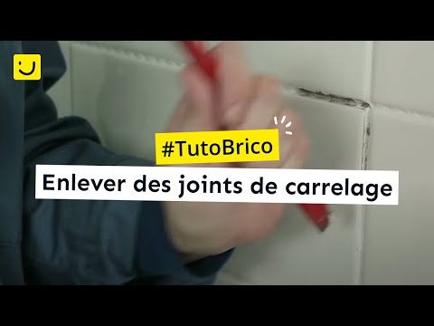 Enlever des joints de carrelage 