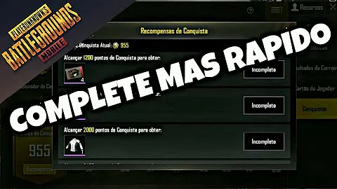 Como ganhar pontos de conquista no PUBG?