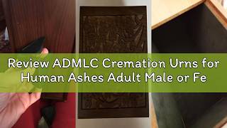Review ADMLC Cremation Urns for Human Ashes Adult Male or Female, Funeral Memorial Urns for Ashes, W