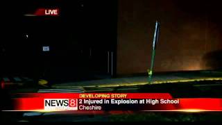 Bomb explodes at Cheshire High School