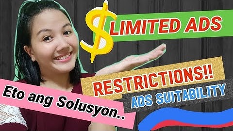 Limited Ads Suitability (Yellow Dollar problem) HOW TO FIX? | VERY EASY | Mrs. Suzette