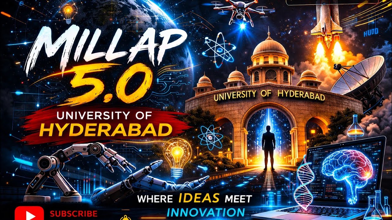 MILLAP 5.0  UNIVERSITY OF HYDERABAD #universityofhydrabad #uoh #hcu 