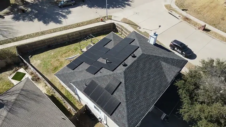 Drone Footage of Castor Solar Install