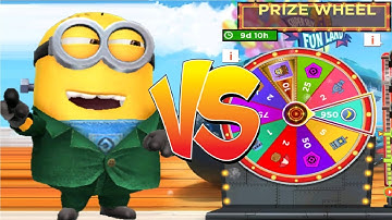 Frankestein Minion Rush Agent Prize Pod  Prize Wheel fullscreen gameplay Walkthrough ios / android
