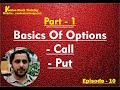 Basics of option  what is call  put  how to make money through options