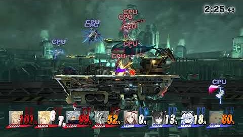 Smash Mods for Wii U:  8 Player Cloud Battle