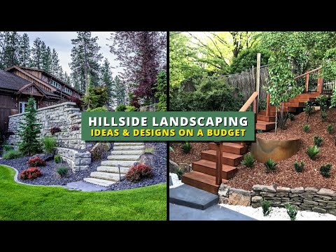 20 Easy Hillside Landscaping Ideas, How To Landscape A Sloped Yard On Budget