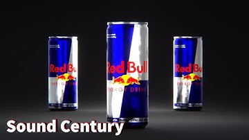 Blender 3D Product Animation- Red Bull