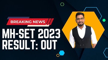 MH SET Result 2023 (Out) | Check Online MH SET Result 2023 Step By Step