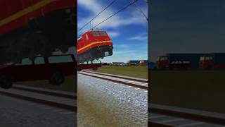 indian train WAP5 WAP4 locomotive 🚂 simulation #railway #shorts #train #trending #youtubeshorts
