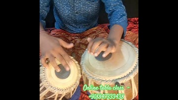Deepchandi Taal laggi bajana shike ll online tabla class - 8847333438 ll