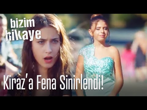 Kiraz yüzündeki boyaları çıkarmadan dışarı çıkamaz! - Bizim Hikaye