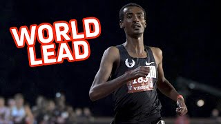 Yomif Kejelcha Runs World Fastest 5K [Full Race]