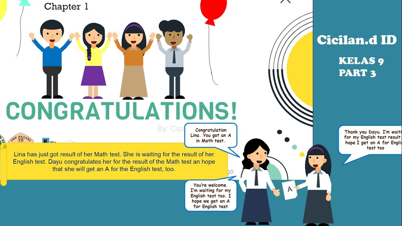 Materi bahasa inggris kelas 9 congratulation