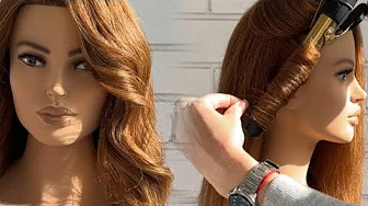 How to Curl Hair with a Flat Iron | Perfect Face-Framing Waves Tutorial