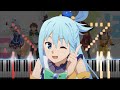 Tomorrow KonoSuba この素晴らしい世界に祝福を 2期 Season 2 OP Piano Synthesia Tomorrow KonoSuba この素晴らしい世界に祝福を 2期 Season 2 OP Piano Synthesia