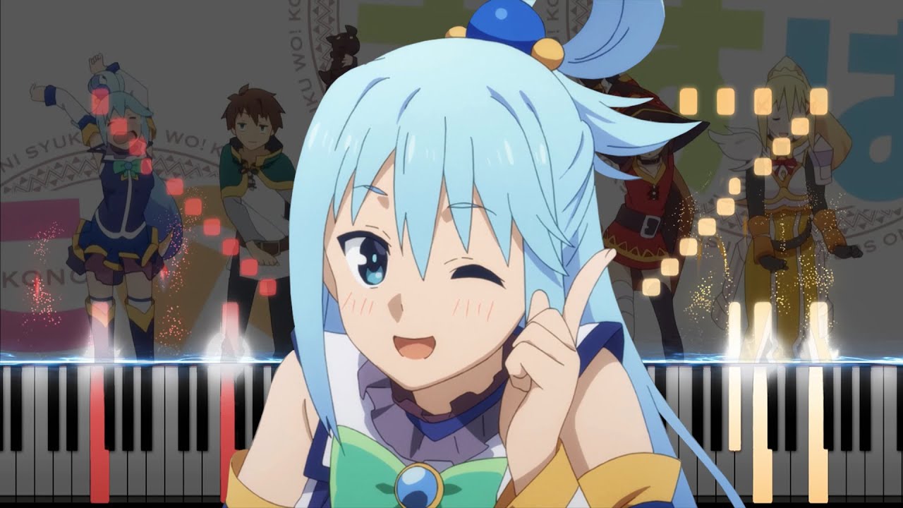 Tomorrow Konosuba この素晴らしい世界に祝福を 2期 Season 2 Op Piano Synthesia Youtube Tomorrow Konosuba この素晴らしい世界に祝福を 2期 Season 2 Op Piano Synthesia Youtube