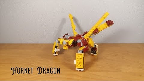 Lego 31112 Alternate build Hornet Dragon