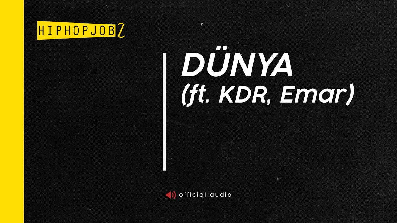 Watch KDR ft. Emar - Dünya | official audio on YouTube Watch KDR ft. Emar - Dünya | official audio on YouTube