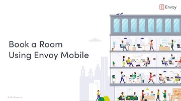 Book a meeting room using Envoy mobile