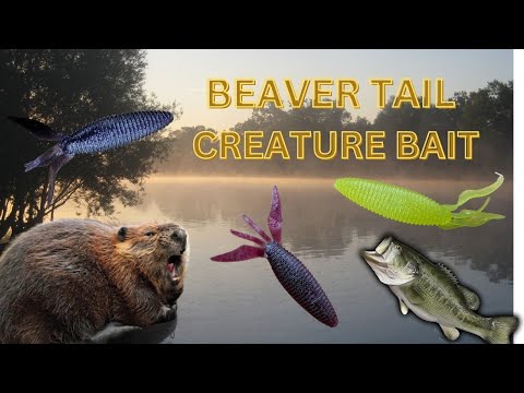 Making a 3D Printed BEAVER TAIL CREATURE BAIT 