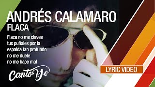 Andrés Calamaro - Flaca (Lyric Video) | CantoYo