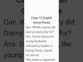 Which country did Danny Casey play for? Class 12 English Cbse Exam