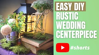 Simple and Easy DIY Wedding Centerpiece (short version!) | How to make a wedding centerpiece #shorts