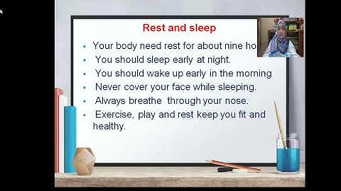 Part -2,Class -1(E.V.),Chapter -8(Keeping fit)