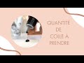 Quantit de colle  prendre  techniciennes de cils