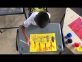 Niños del Putumayo en taller de pinturas