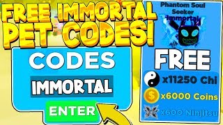 Best Free Immortal Pet New Codes In Ninja Legends Simulator - roblox ninja legends cods