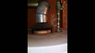 Improper venting of water heater