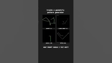 ChatGPT vs Claude vs Gemini vs Raptor: Hypnotic Line Generation #shorts