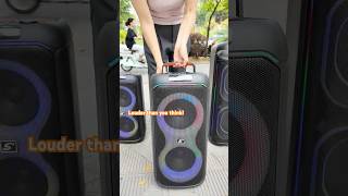 Some people worry it’s not loud enough…this thing is LOUD even outdoor, no problem  #speakerfactory