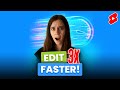 Edit your videos 3X FASTER with these 3 TIPS #shorts