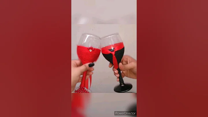 wedding glasses decoration #shorts #viral #diy