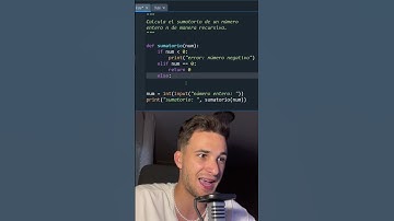 Calcula el Sumatorio de un Número Entero N de Manera Recursiva en Python 🔢↩️🐍