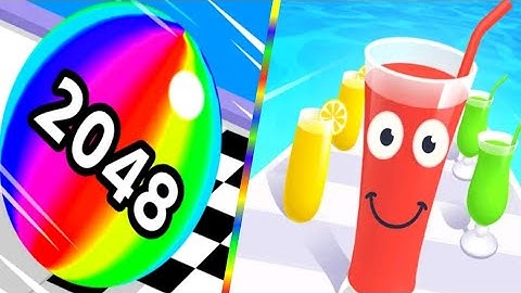 🎮Ball Run2048 vs Juice Run Levels - New Max Level Android,Ios Mobile Gameplay - Samudra Games