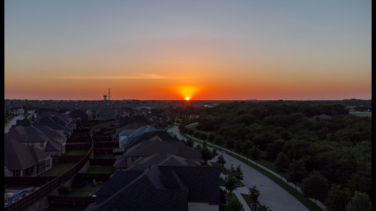 Frisco Texas view from drone
