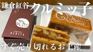 【デパート・お取り寄せスイーツ】鎌倉発！リスくんが可愛すぎる大人気クルミッ子ってどんなお菓子なのか気になりすぎて買っちゃいました【鎌倉紅谷】（字幕/音声）