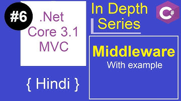 6. Middleware | .NET Core 3.1 MVC Tutorial | Hindi