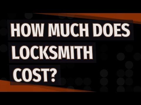 How Much Does A Locksmith Cost To Unlock A Car? 