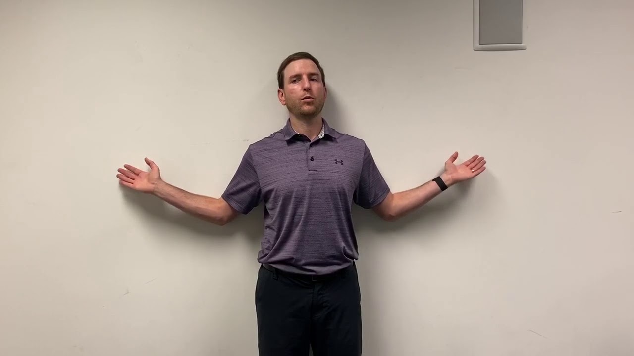 External Rotation Back to Wall - YouTube