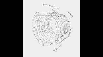 Separated tube. Draw by openFrameworks